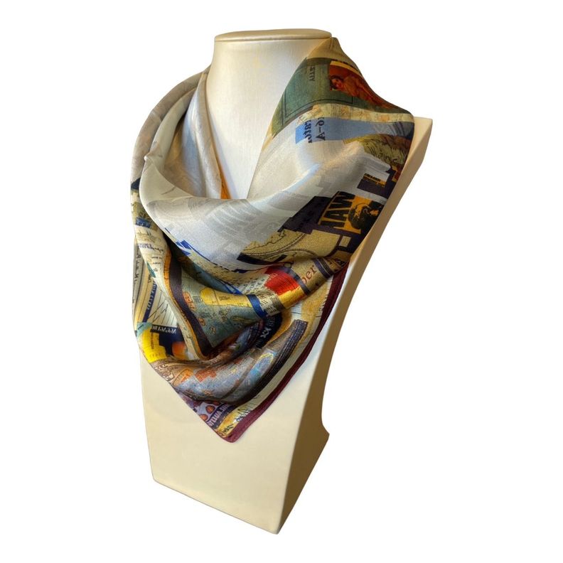 Pañuelo Diseño Italiano - Suave como la seda - 50x50cm.-1