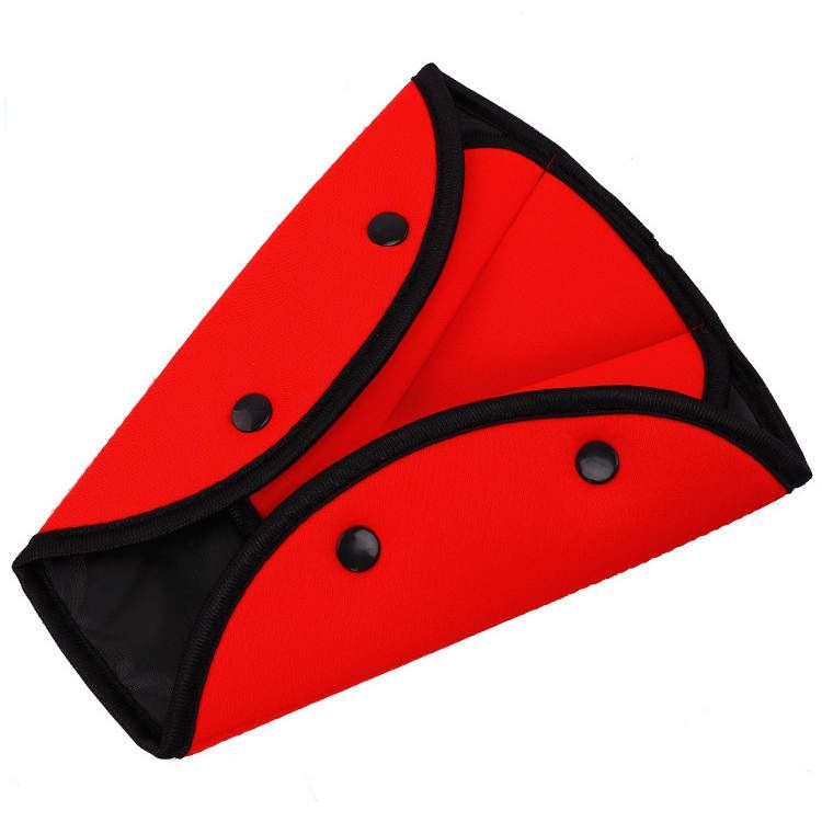 ADAPTADOR CINTURON DE SEGURIDAD PARA NIÑOS ROJO-0