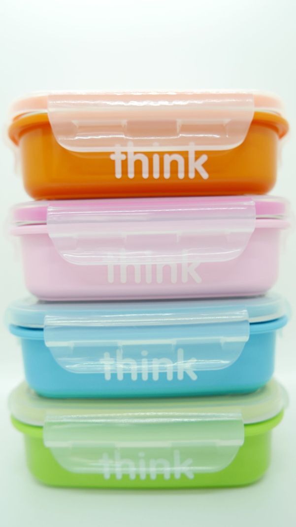 Contenedor Hermético Bento Box- Naranjo -1