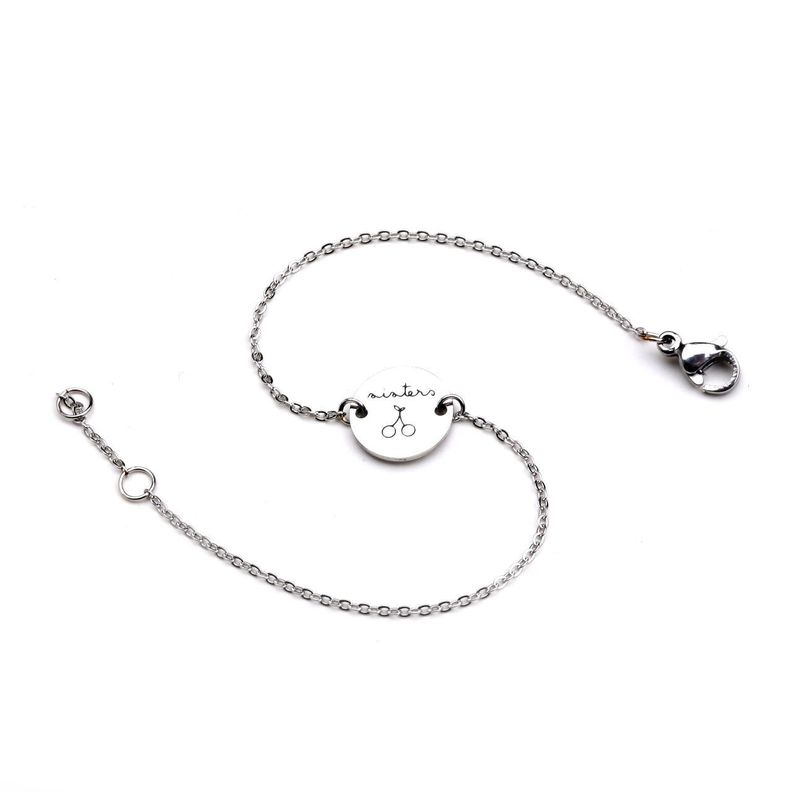Pulsera Small steel bracelet - Sisters-1