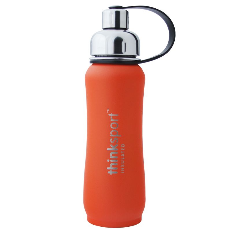 Botella Térmica de Agua Insulada 500ml-Naranja-0