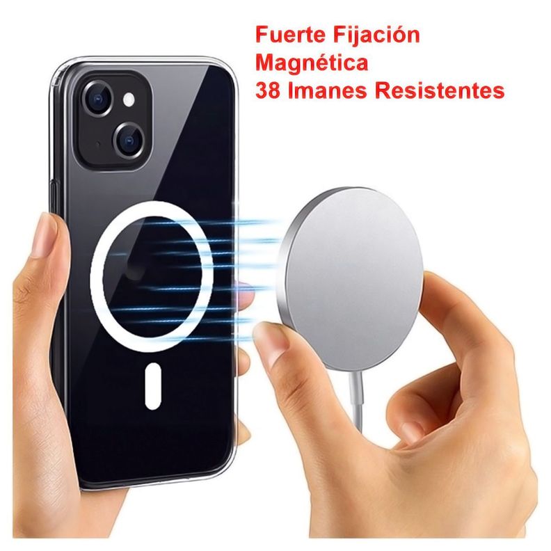 Carcasa Magsafe Para iPhone 14 Plus Y Mica Vidrio-4