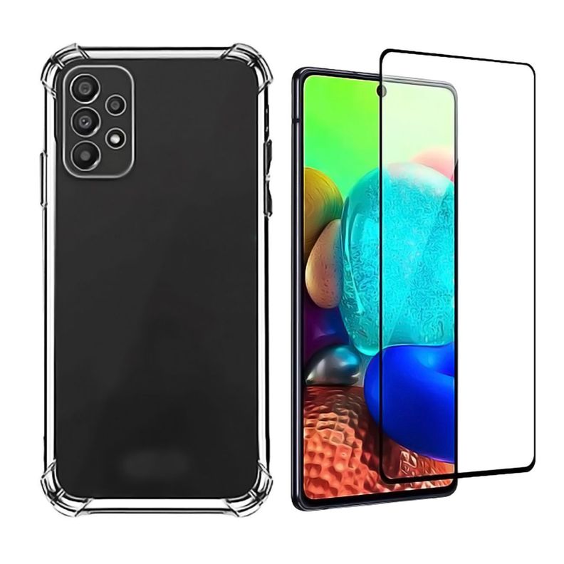 Carcasa Para Samsung A73 5G Y Mica Vidrio Completa-0