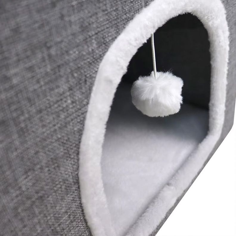 Cama Mascota Soft Confort Plegable Con Techo -3