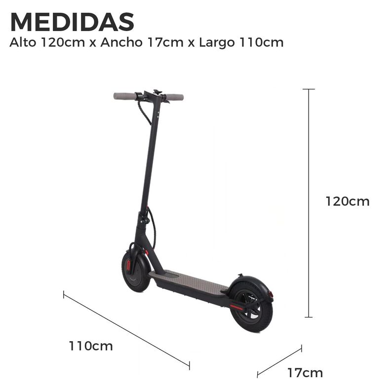 Scooter Electrico Antipinchazo 25 km. 300w M187-1