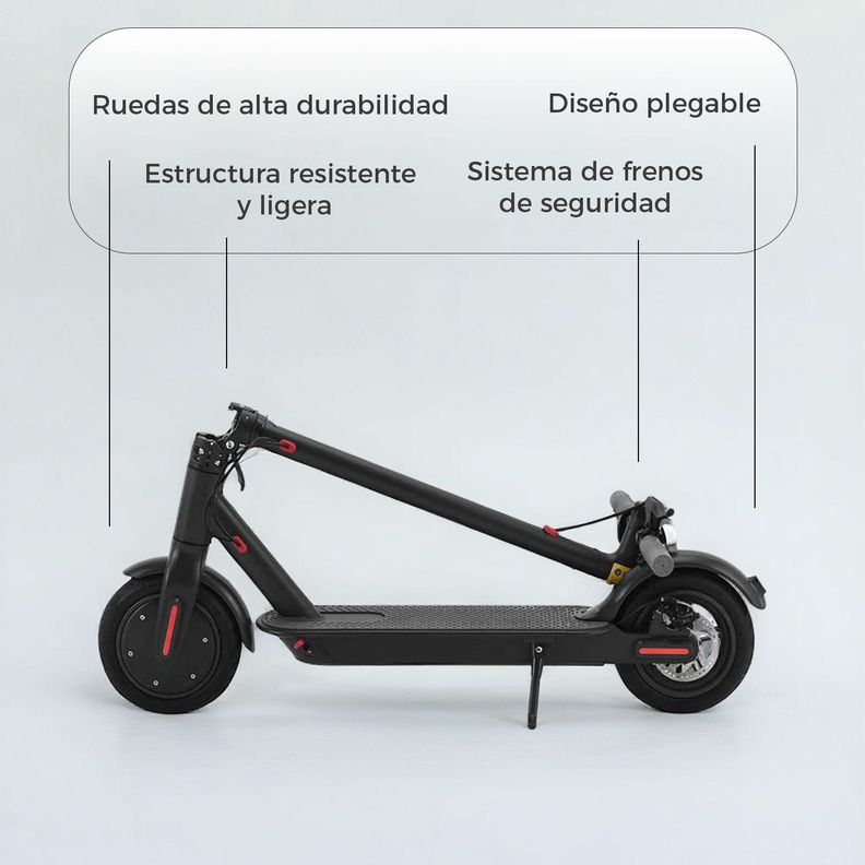 Scooter Electrico Antipinchazo 25 km. 300w M187-3