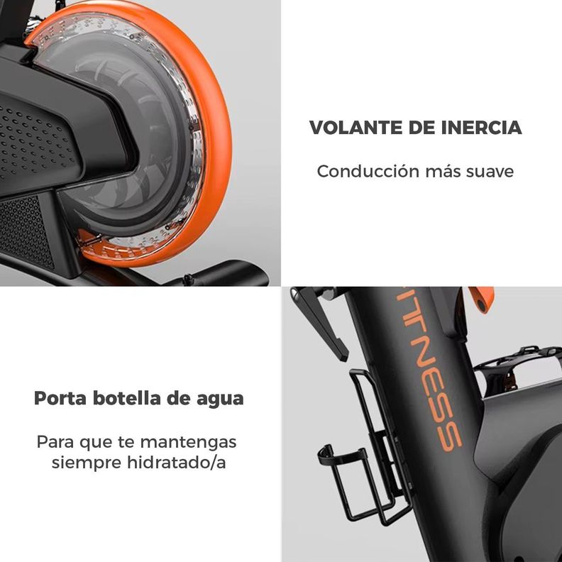 Bicicleta Spinning Magnetica Profesional K12 8 KG -4