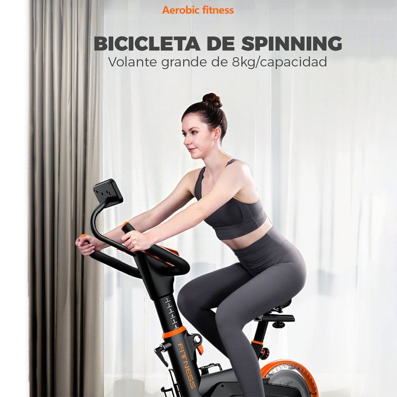 Bicicleta Spinning Magnetica Profesional K12 8 KG -5