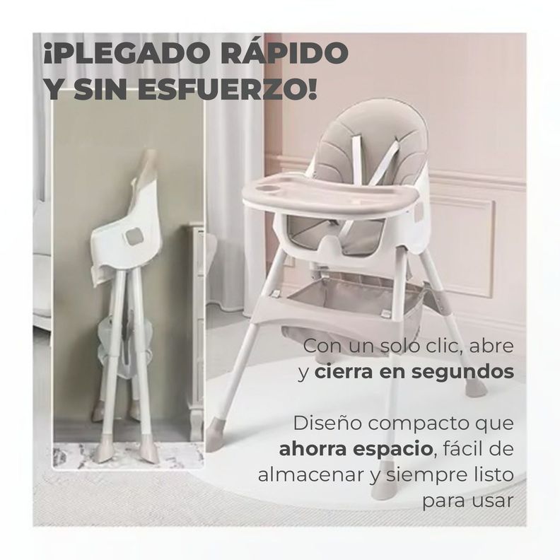 Silla Comer Bebe Doble Altura Safe Baby Entretenida -3