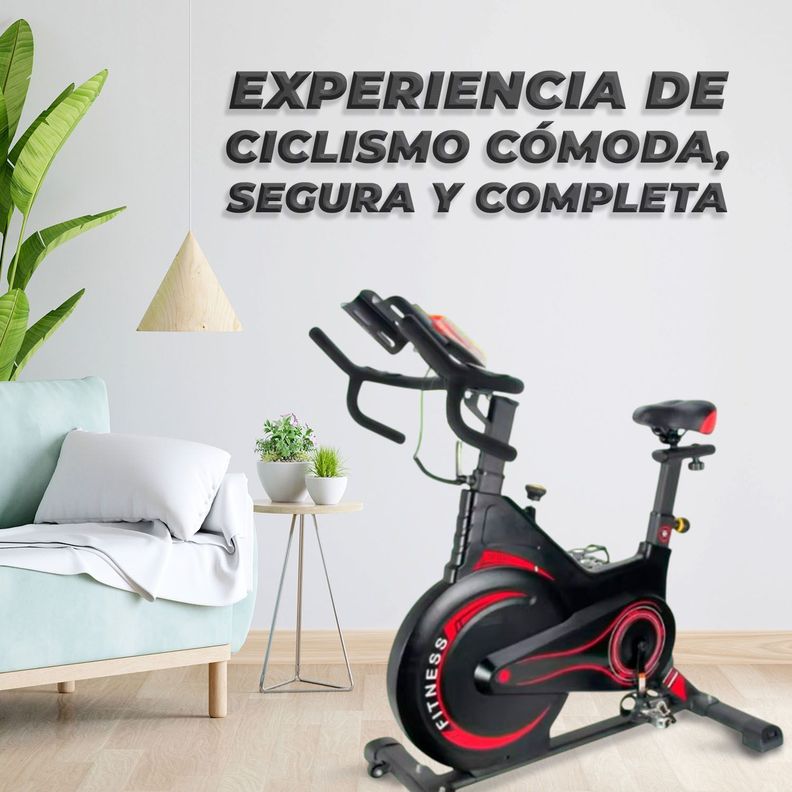 Bicicleta Spinning Magnetica Profesional T2 Disco 8kg-2