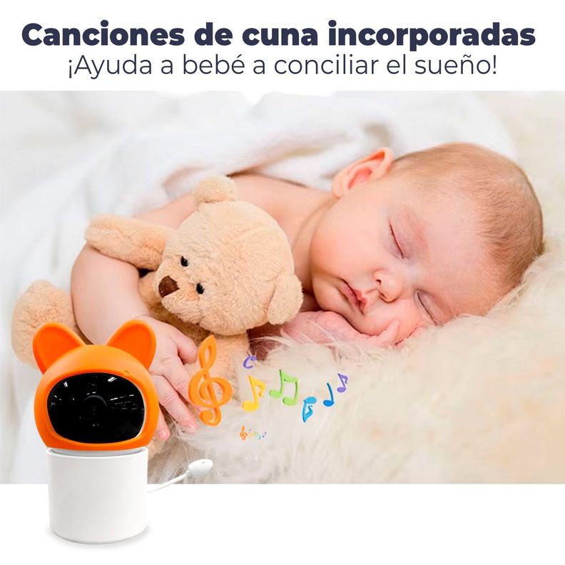 Camara Monitor Bebe Vision Nocturna Lcd 4.3" Con Microfono-3