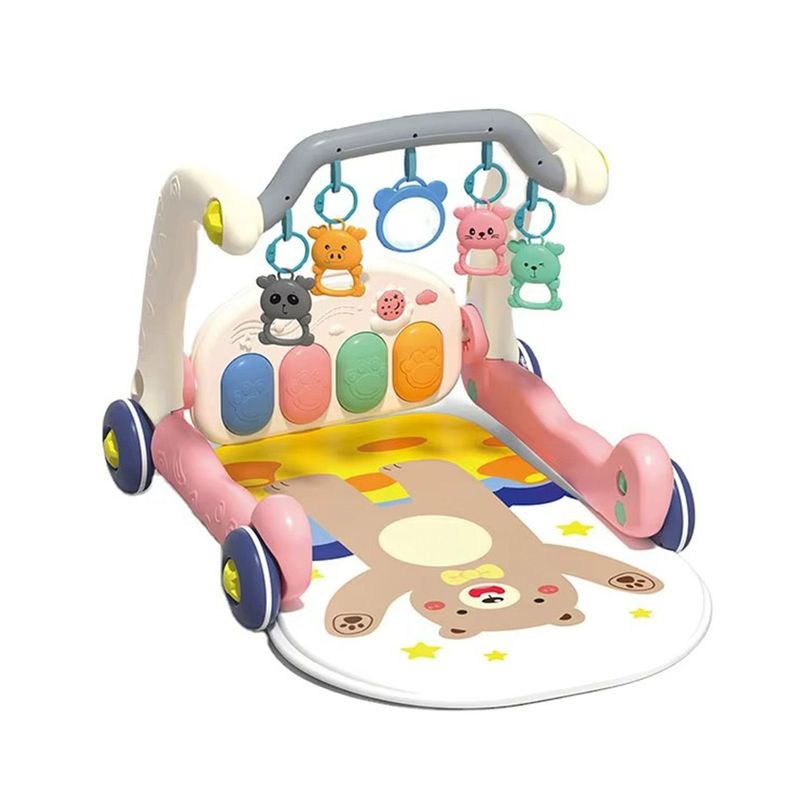 Gimnasio Alfombra Caminadora Bebe Musical 4 en 1 Little Bear-0