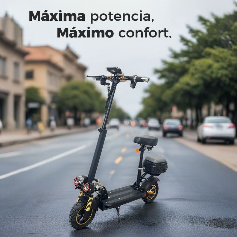 SCOOTER Electrico Travel Smart con Asiento 40 km 500w Mt-1