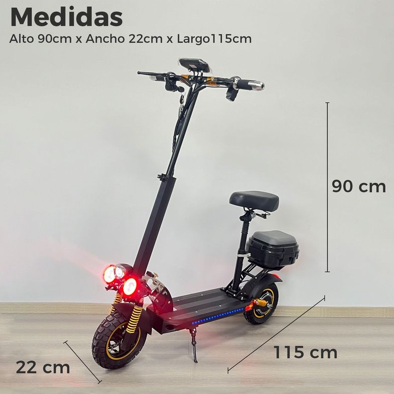 SCOOTER Electrico Travel Smart con Asiento 40 km 500w Mt-2