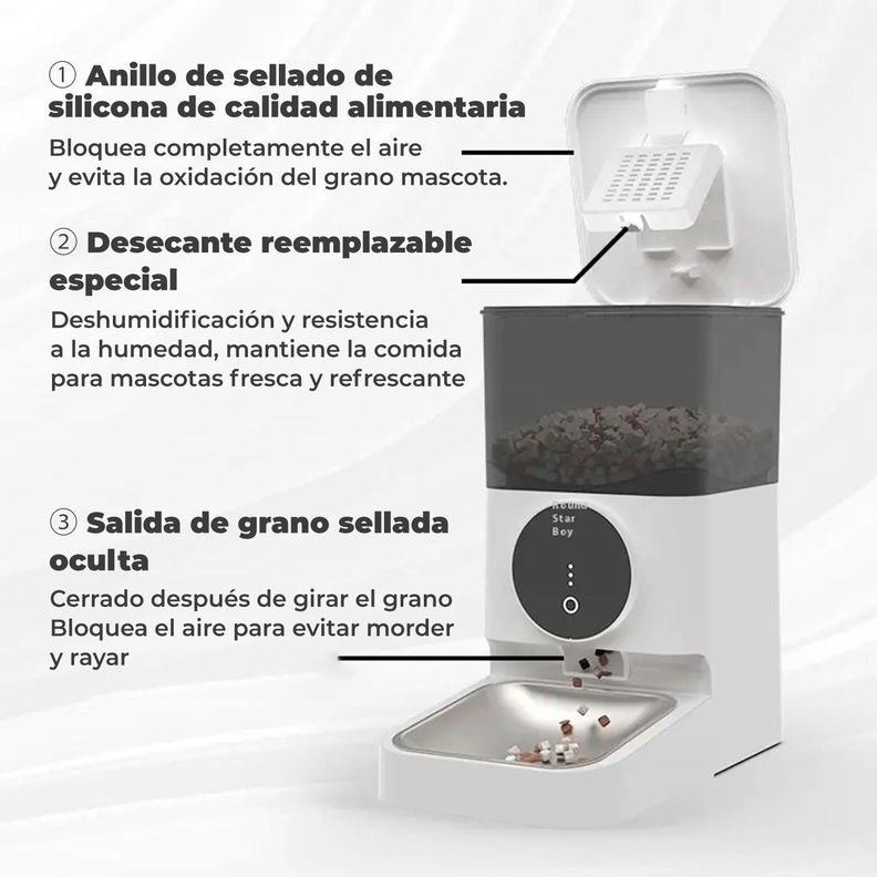 Dispensador Automatico Comida Mascotas 4.5 lts.-2