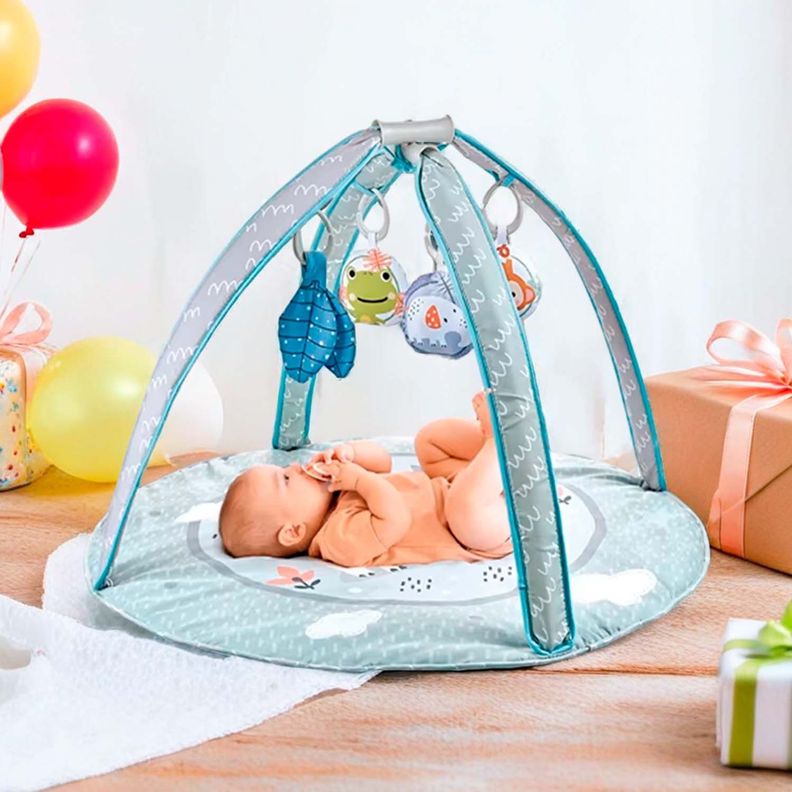 Gimnasio Alfombra Bebe Acolchado FluffyBaby Centro de juegos-4