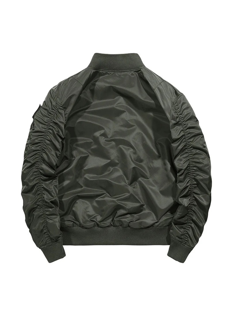 Chaqueta Bomber Special Forces Verde Petroleo-2