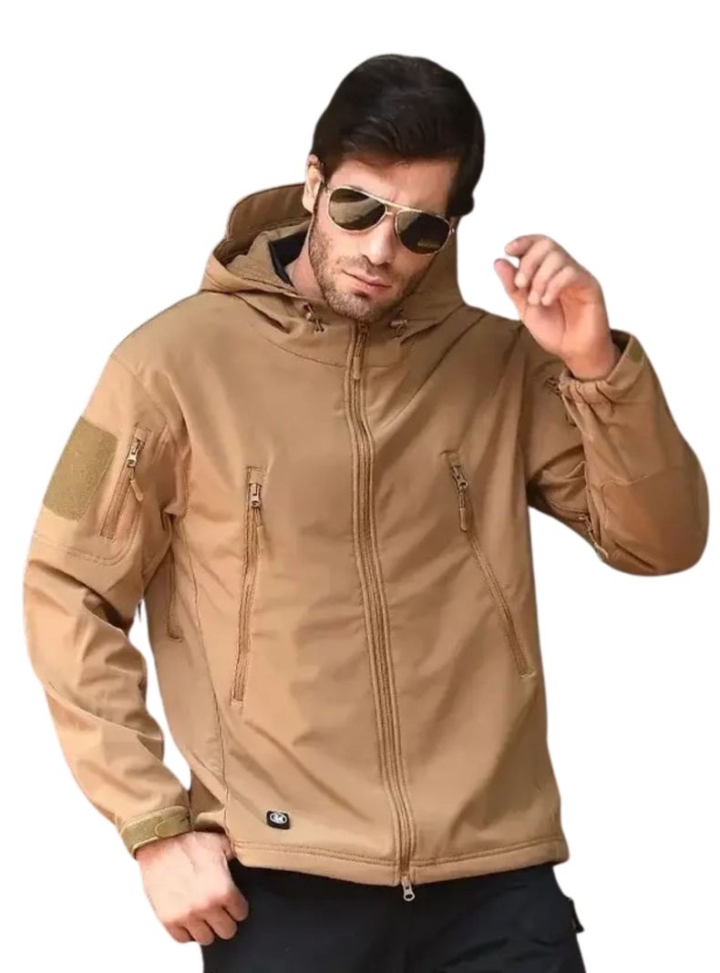 Chaqueta Táctica Softshell Impermeable-1