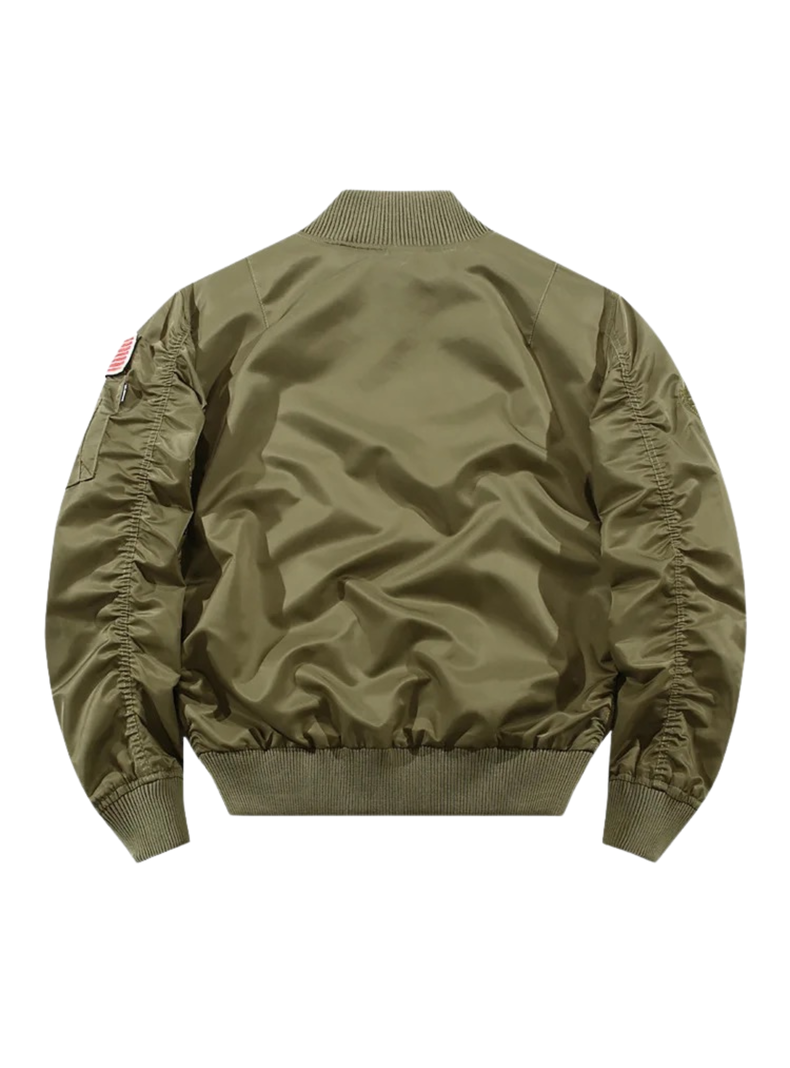 Chaqueta Bomber Special Forces Verde Olivo-2