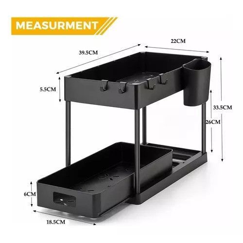 Secador Escurridor Platos 2 Niveles Desmontable Moderno-5