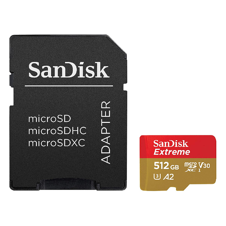 Tarjeta SanDisk Extreme 512 GB con adaptador-0