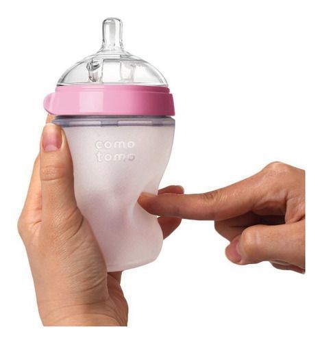 Mamadera Comotomo 250 ml Rosada-0