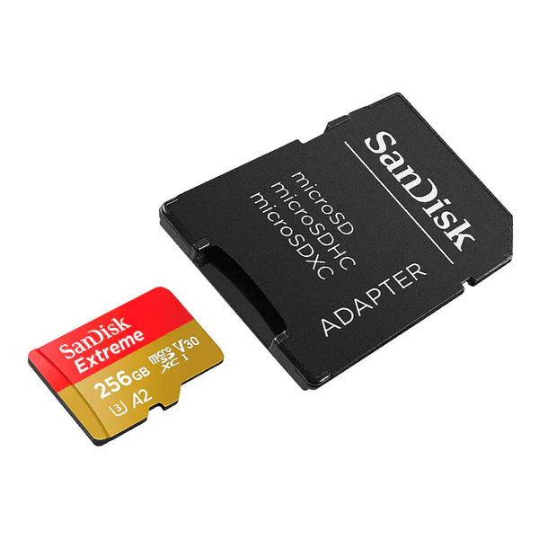 Tarjeta SanDisk Extreme 256 GB con adaptador-1