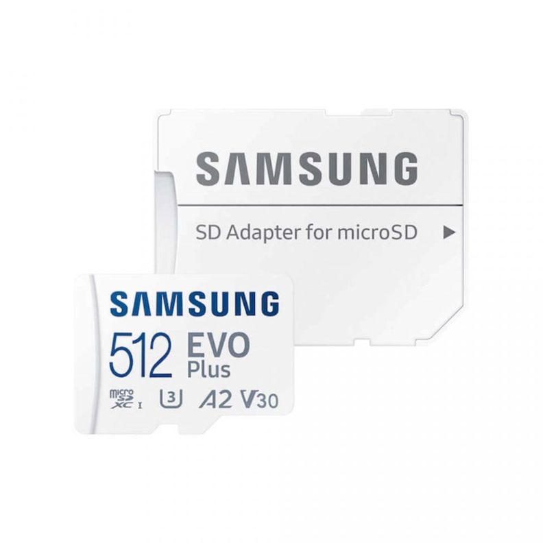Memoria Micro Sd Samsung Evo Plus 512gb 160mb/s V30, A2, 4k-1