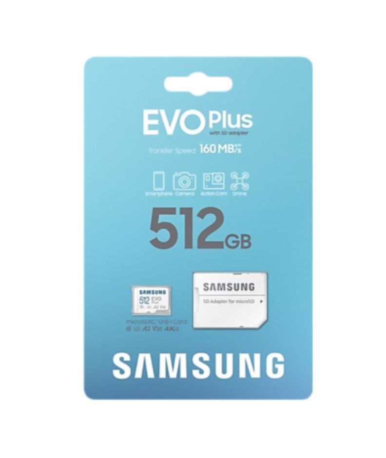 Memoria Micro Sd Samsung Evo Plus 512gb 160mb/s V30, A2, 4k-2