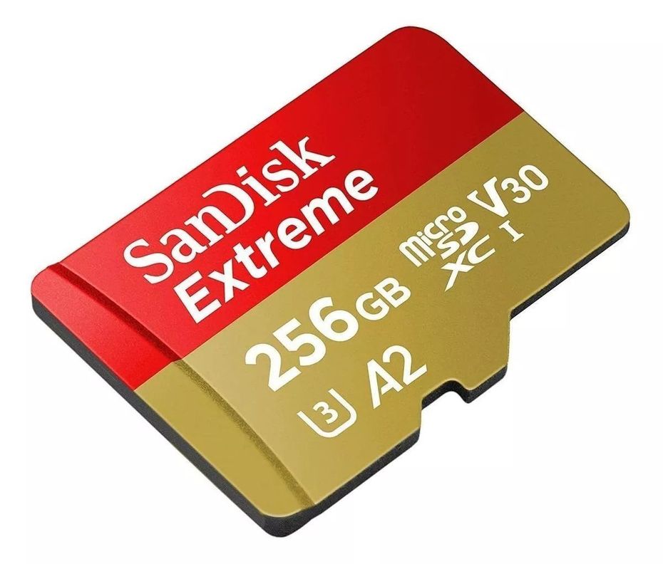 Memoria Micro Sd Sandisk Extreme 256 Gb 190mb/s U3 A2 V30 4k-3