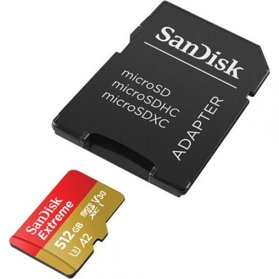 Memoria Micro Sd Sandisk Extreme 512 Gb 190mb/s U3 A2 V30 4k-2