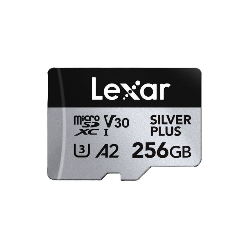 Memoria MicroSD Lexar Silver Plus 256GB V30 A2 4K UHD