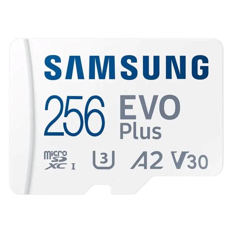 Memoria Micro Sd Samsung Evo Plus 256gb 160mb/s V30, A2, 4k-0