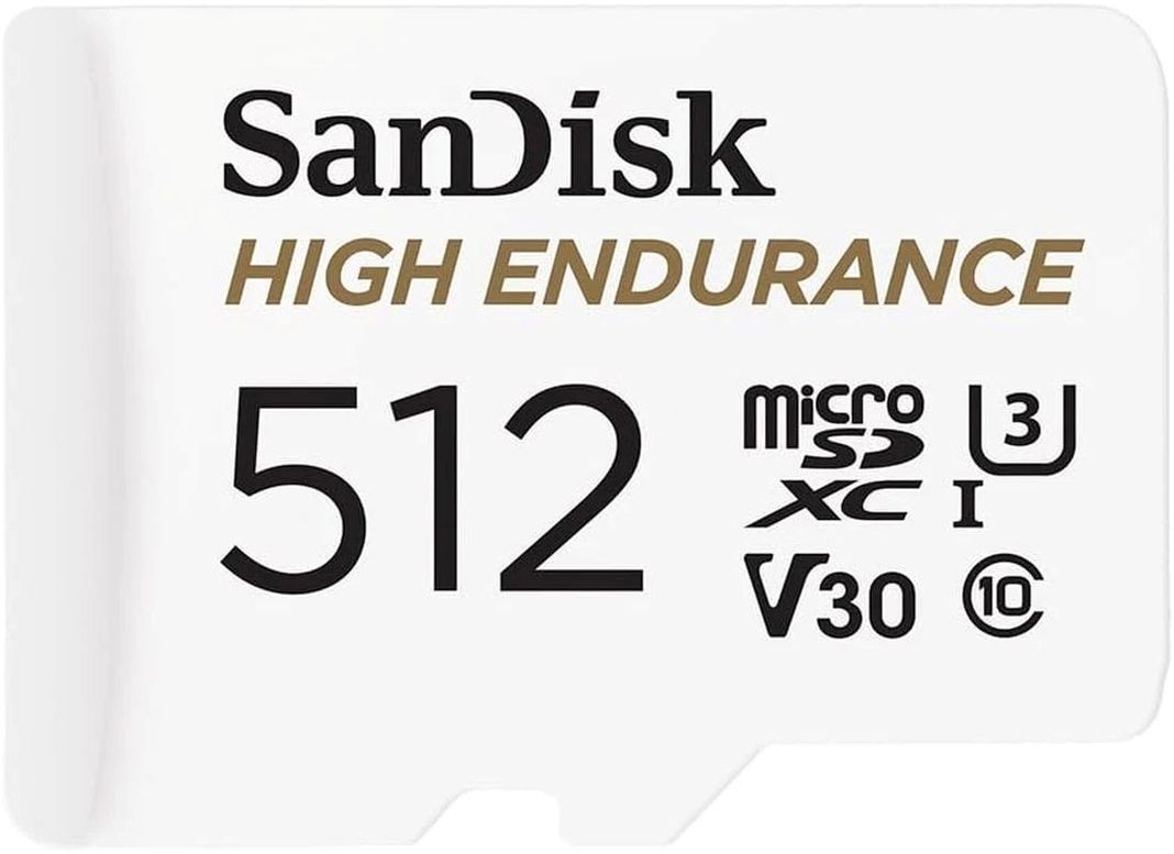 Micro Sd Sandisk High Endurance 512gb 100mbs V30 4k Uhd