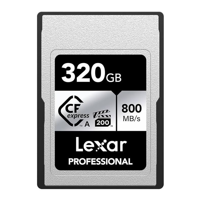 Tarjeta de Memoria CF Express Tipo A Lexar Silver 320GB 800Mbs 8K