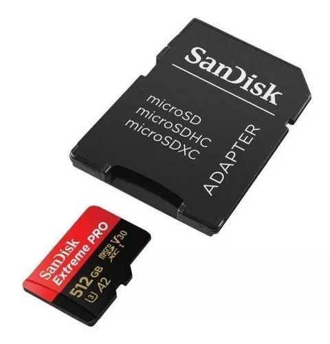 Memoria Micro Sd Sandisk Extreme Pro 512 Gb 200mbs U3 V30 4k-2