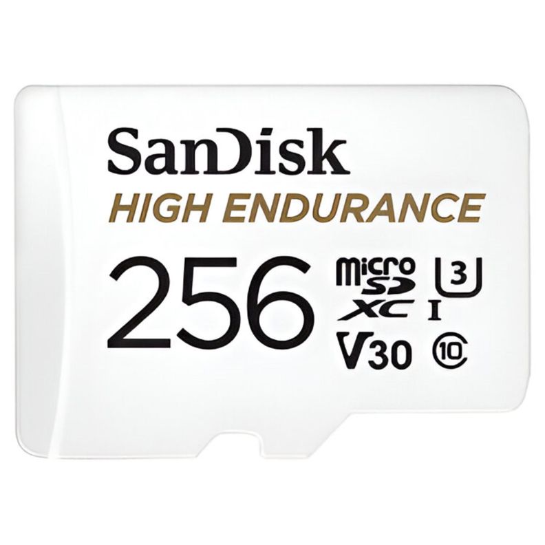 Memoria Micro Sd Sandisk High Endurance 256gb 100mbs V30 4k
