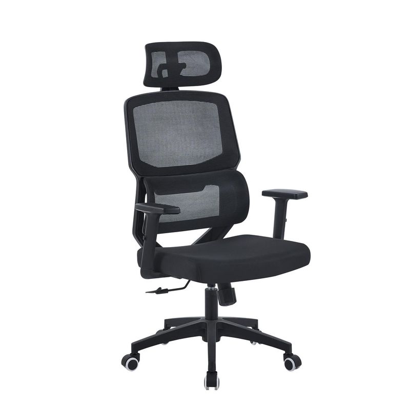 Silla De Oficina Ejecutiva Mesh Ergonomica Negro-0