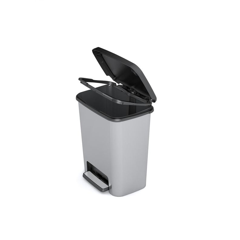 Basurero Compatta 25L Keter Gris-1