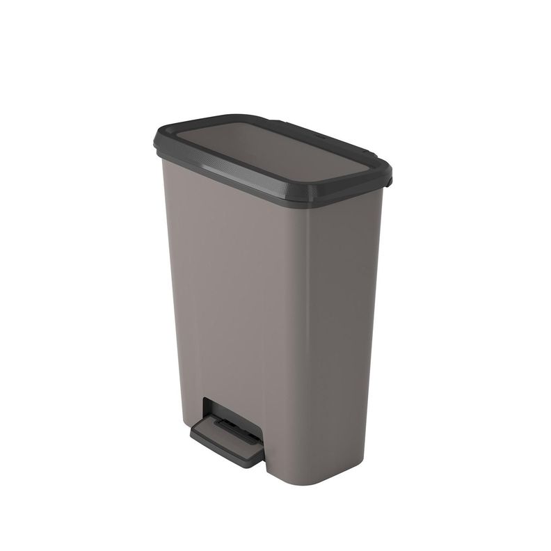 Basurero Compatta 50L DUO 23+23L Gris Keter-0
