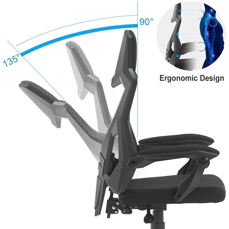 Silla de Escritorio Oficina Gamer Ergonómica Pro Mesh Midtown-5