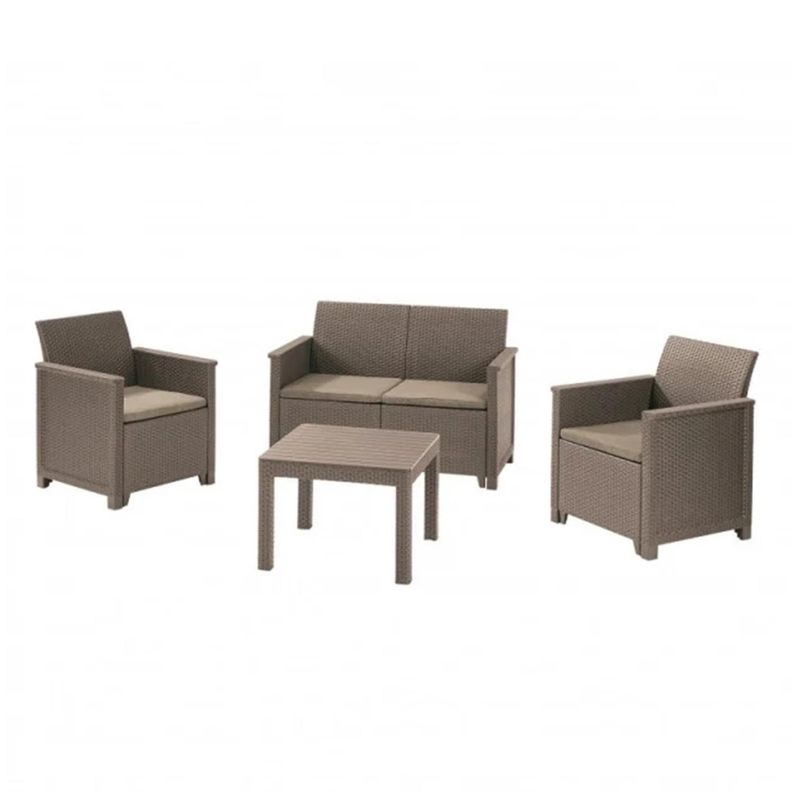 Set de Jardin Emma Cappuccino Keter Cafe Claro XL