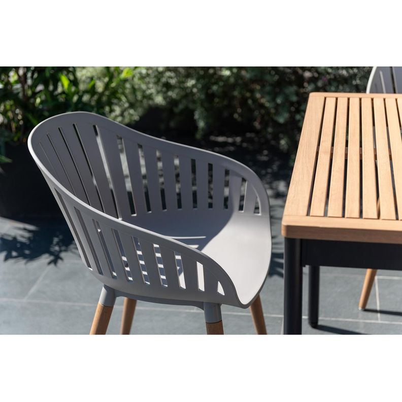 Juego De Terraza Cannes 160x90cm con 4 Sillas-2
