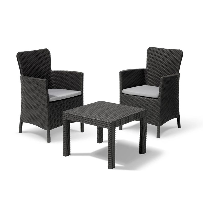Set de Balcon Salvador Keter Gris Oscuro XL