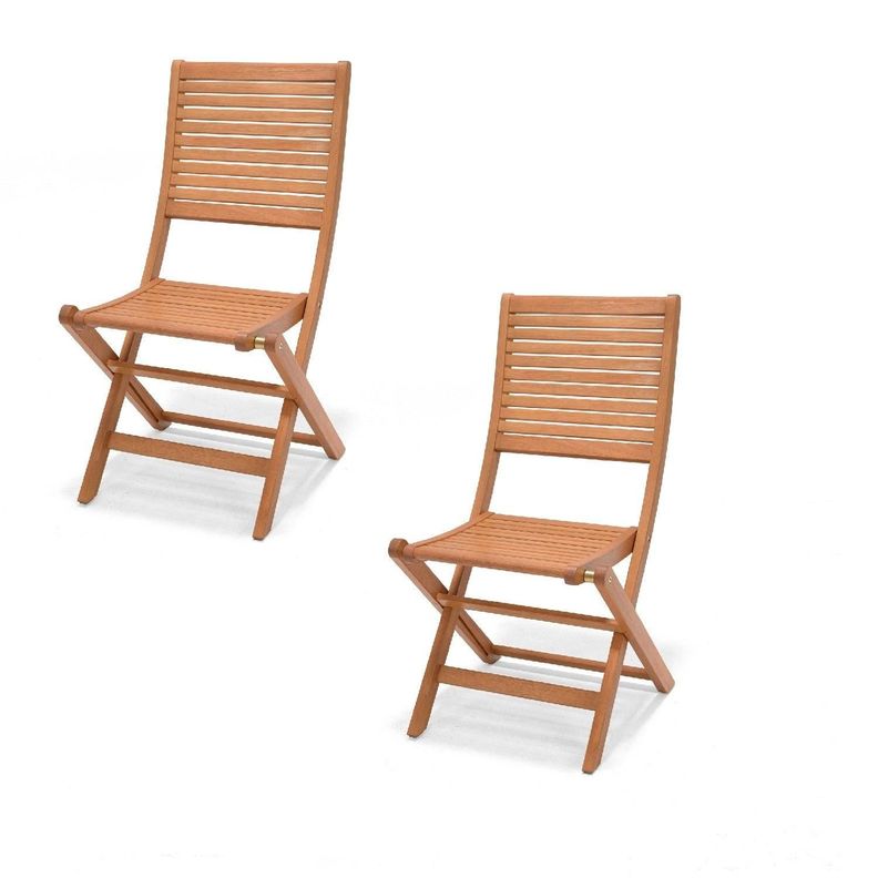 Juego De 2 Sillas Exterior Madera Kingsbury Midtown-0