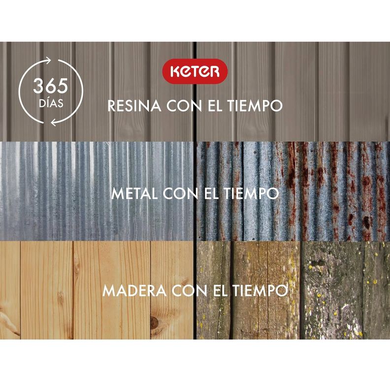 Bodega de Jardín Newton 757 Gris Oscuro Keter-7