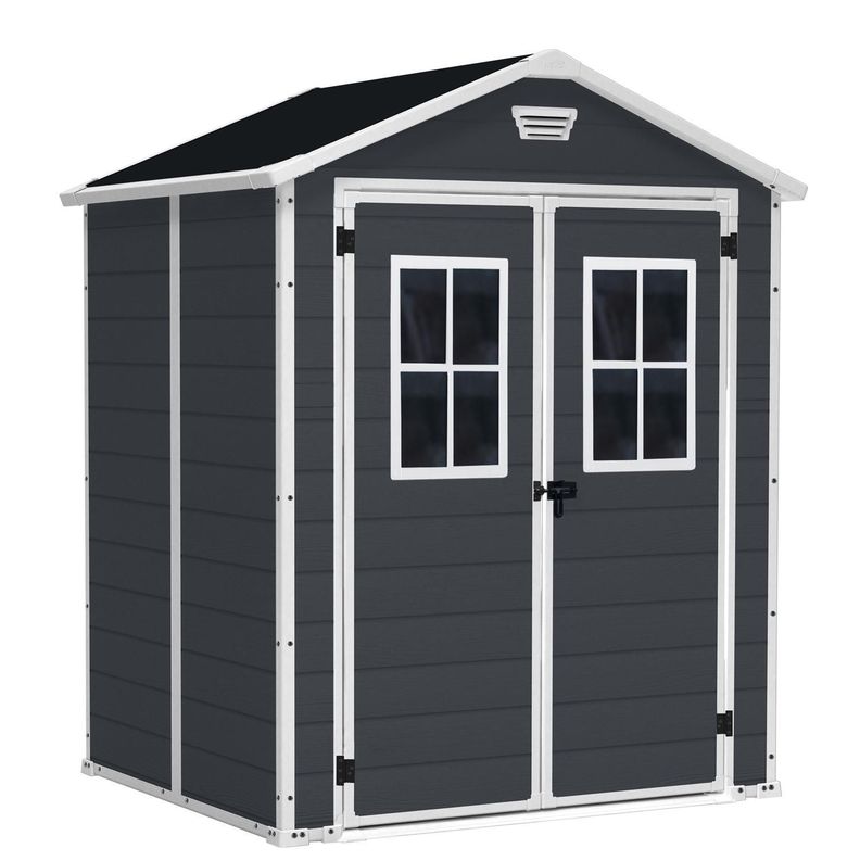 Bodega de Jardin Manor Gris Oscuro 6x5 Keter XL