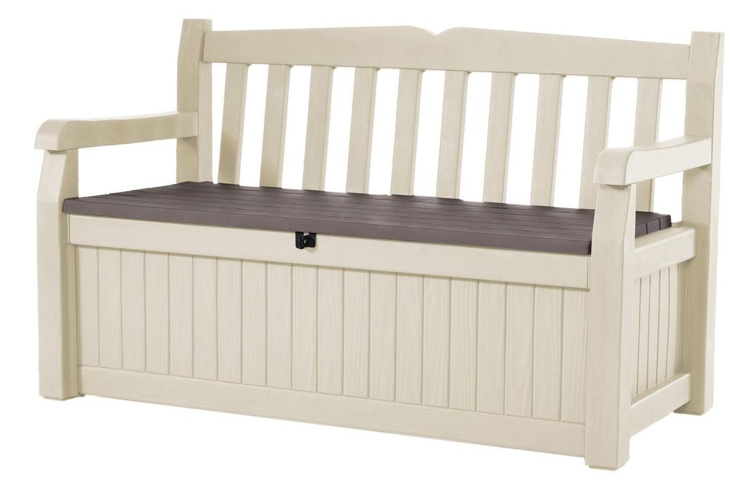 Banco Para Jardin Con Almacenamiento Eden Bench Beige