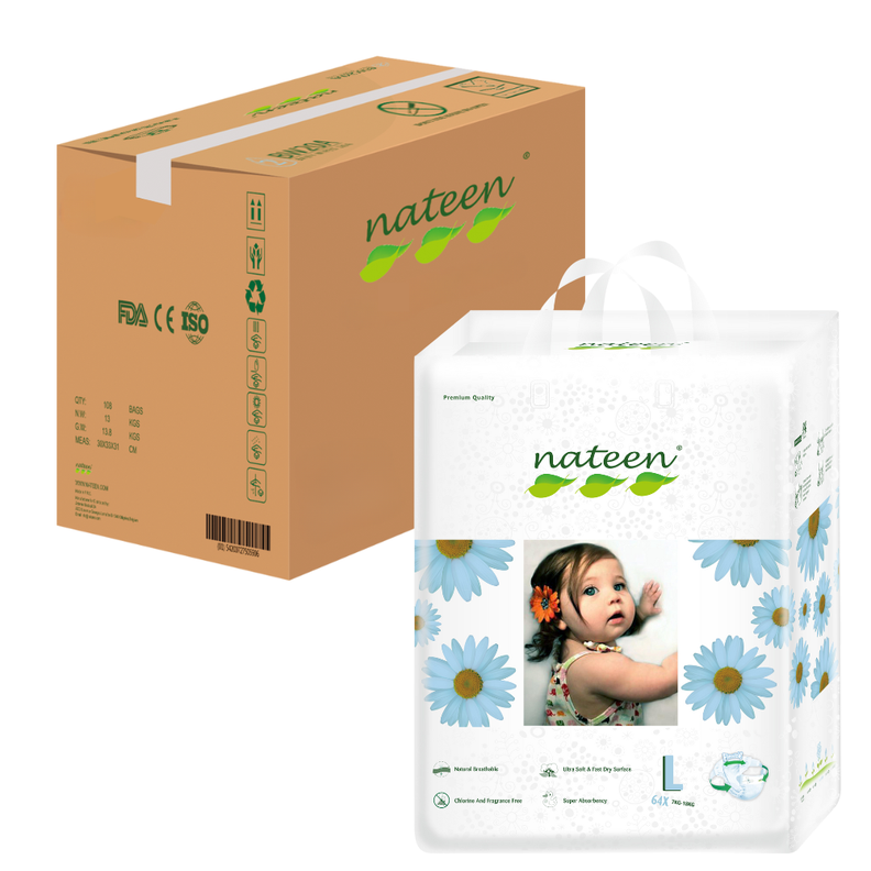 Pañal Ecológico Nateen L - 128 unidades-0