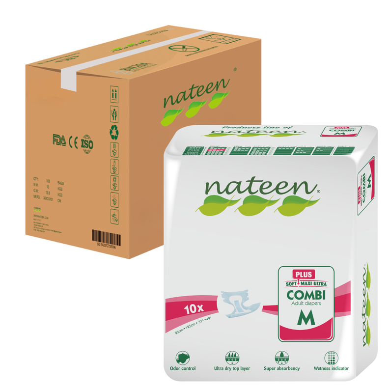 Pañal Adulto Combi Plus M - 80 unidades-0